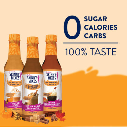 Jordan's Skinny Mixes Pumpkin Caramel Coffee Syrup, 25.4 fl oz