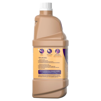 Swiffer WetJet Multi-Purpose Floor Cleaner Solution with Febreze Refill, Hardwood Floor Cleaner, Lavender Scent, 1.25 Liter -42.2 Fl Oz (Pack of 2)