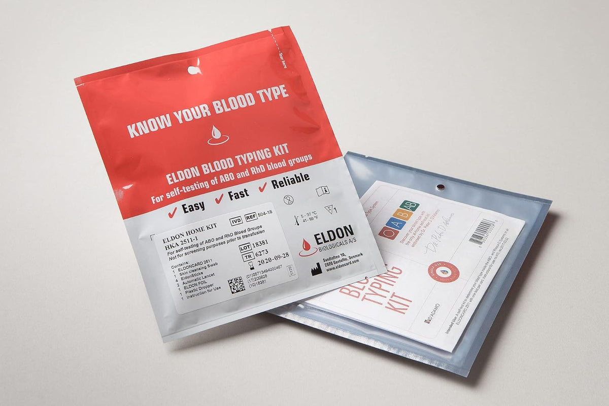 Eldoncard INC Blood Type Test, 1 Pack