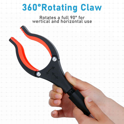 Grabber Reacher Tool, 32" Grabbers for Elderly, Lightweight Extra Long Handy Trash Claw Grabber, Mobility Aid Reaching Assist Tool for Trash Pick Up, Nabber, Litter Picker, Arm Extension (Blue)
