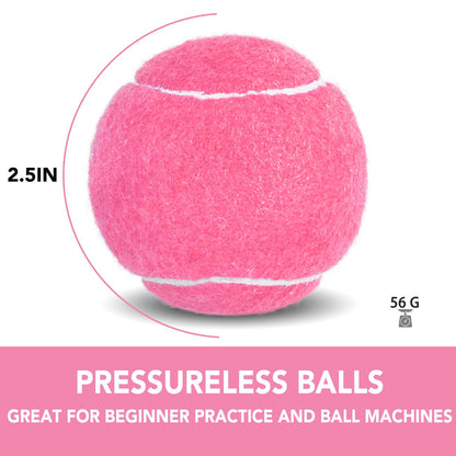 INSUM Tennis Balls, Extra Duty Practice Tennis Balls with Mesh Bag