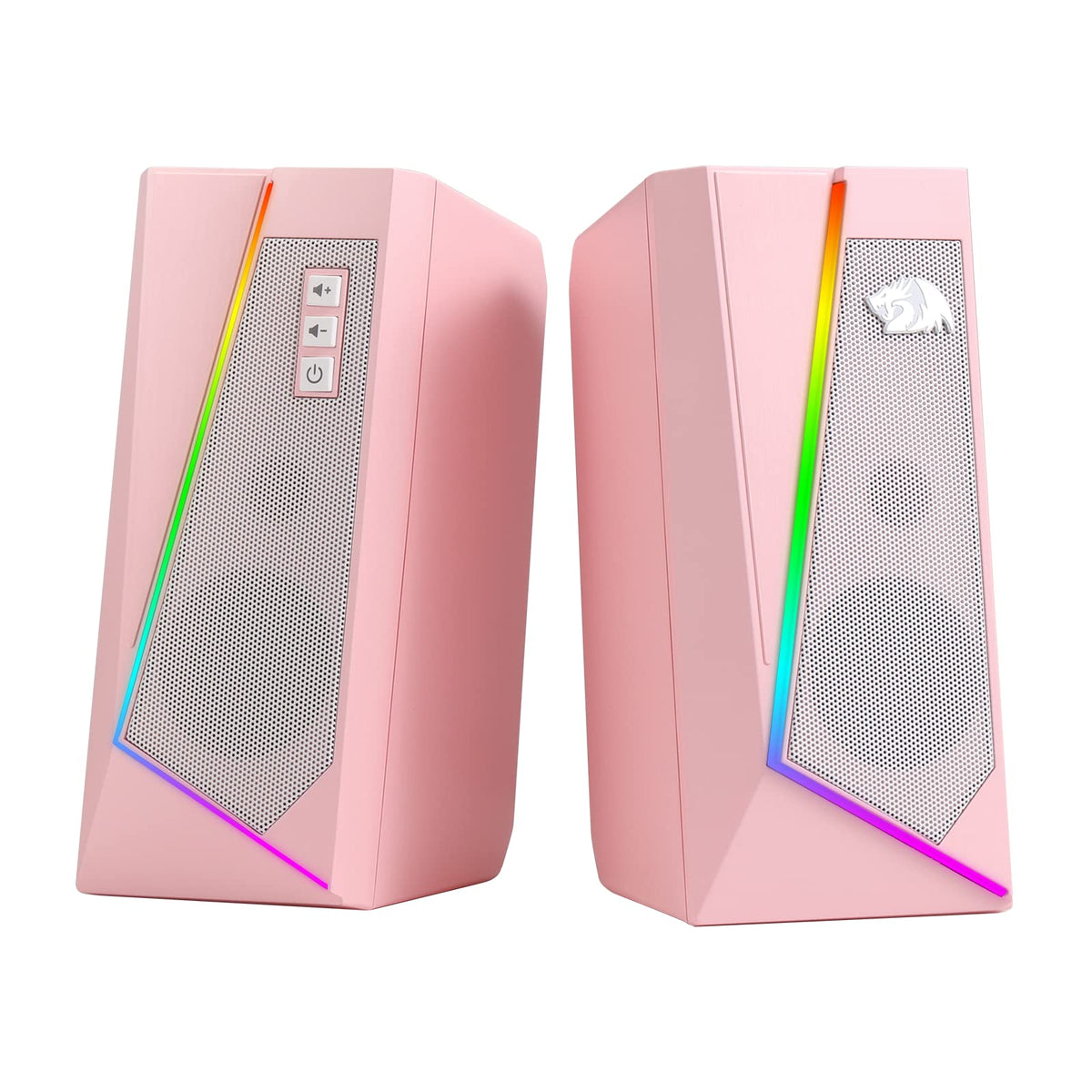Redragon GS520 Wired 2.0 Channel Stereo Sound Desktop RGB Computer Speakers