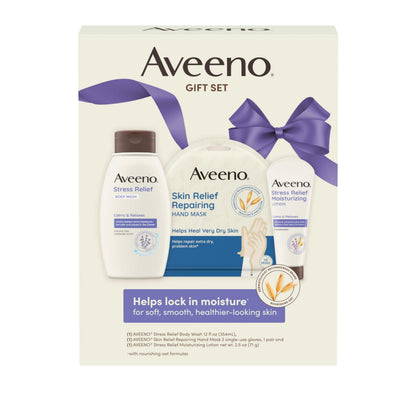 Aveeno Stress Relief Body Wash, Lavender Scent, 33 fl. oz