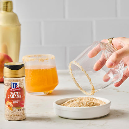 McCormick Finishing Sugar, Pumpkin Spice, Limited Edition, Sweet Blend of Warm Pumpkin Spices, The Perfect Finish for Cookies, Muffins, Pancakes, Bread, and More, 3.66 oz
