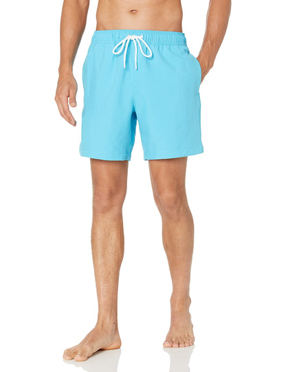 Amazon Essentials Men's 7" or 5" Quick-Dry Swim Trunk, Lightweight Breathable