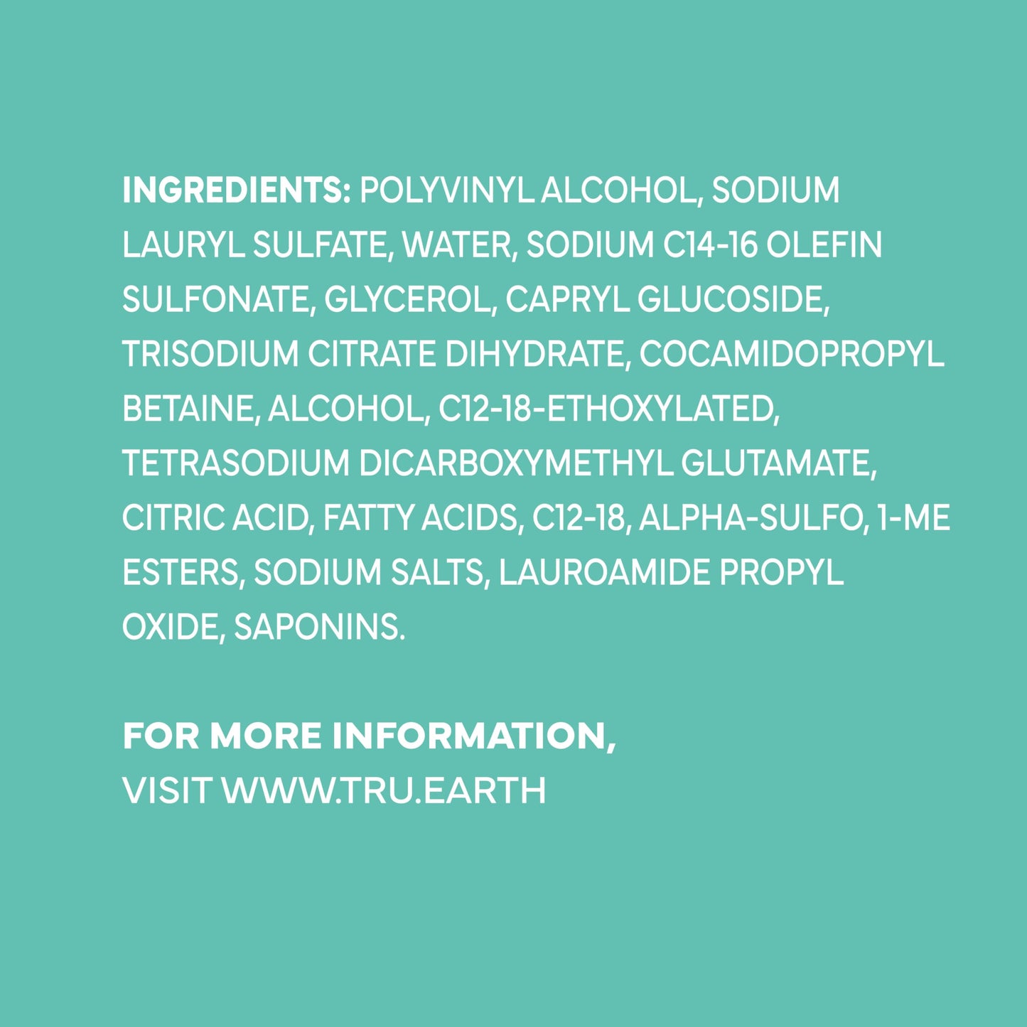 Tru Earth Compact Dry Laundry Detergent - Up to 128 Loads (64 Sheets) - Paraben-Free - Original Eco-Strip Liquidless Detergent, Travel - Fresh Linen | Packaging May Vary