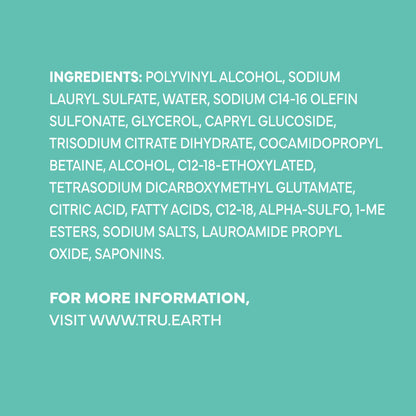 Tru Earth Compact Dry Laundry Detergent - Up to 128 Loads (64 Sheets) - Paraben-Free - Original Eco-Strip Liquidless Detergent, Travel - Fresh Linen | Packaging May Vary