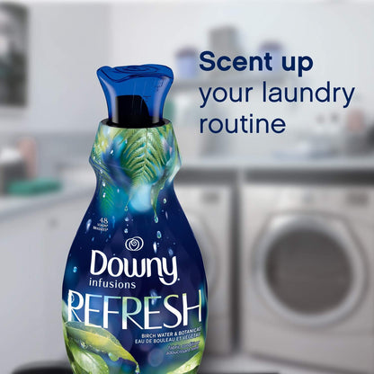Downy Ultra Soft Fabric Softener Liquid, Calm, Lavender and Vanilla Bean, 56 fl oz, 83 Loads