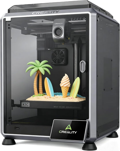 Creality K1C 3D Printer, 600mm/s Fast Speed Auto Leveling 3D Printers