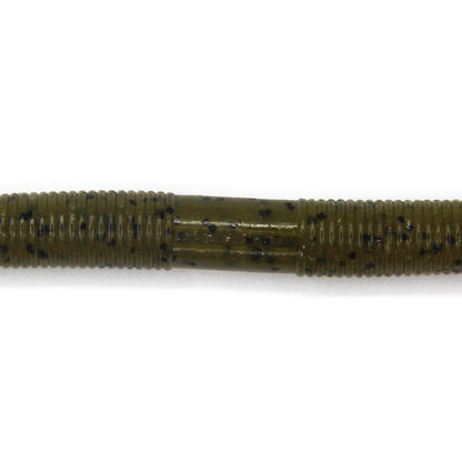 Senko Bait Soft Plastic Lures 5" Senkos 24 Pcs/100pcs for Wacky Rig Freshwater Fishing Green Pumpkin senko with Black Flake Pink Watermelon Double Color