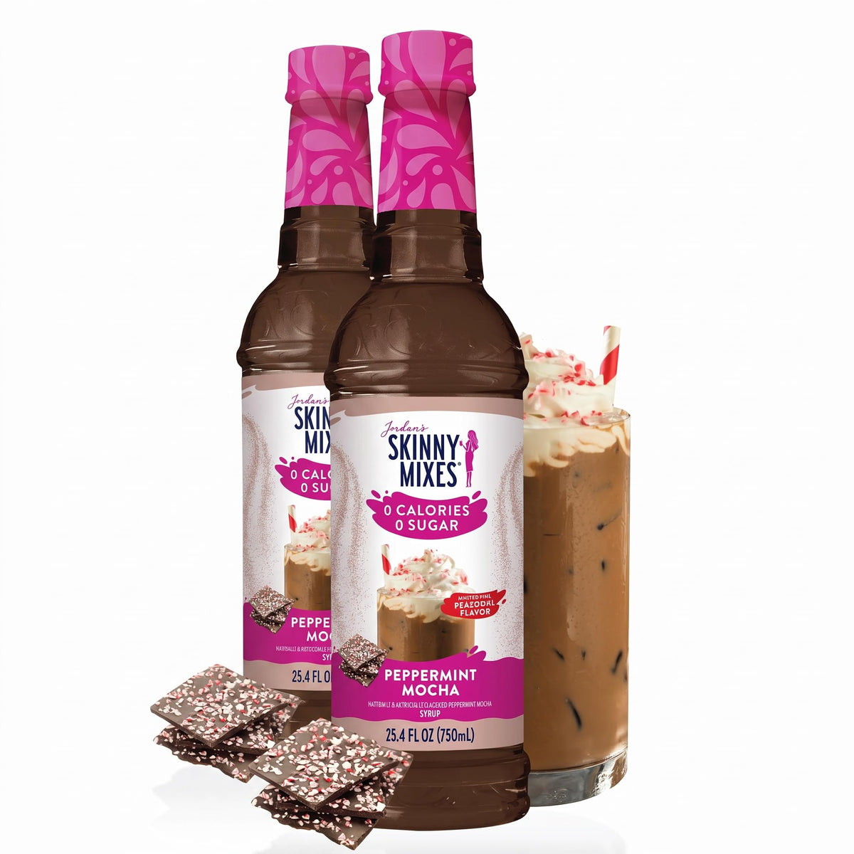 Jordan's Skinny Mixes Pumpkin Caramel Coffee Syrup, 25.4 fl oz