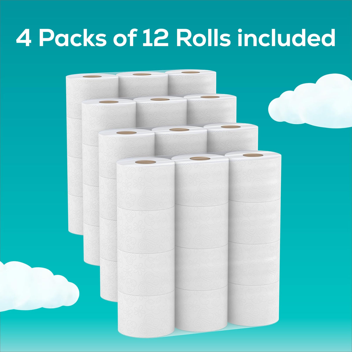 Angel Soft Toilet Paper, Fresh Lavender Scented Tube, 8 Mega Rolls, 2-Ply