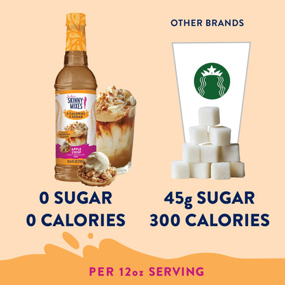 Jordan's Skinny Mixes Pumpkin Caramel Coffee Syrup, 25.4 fl oz