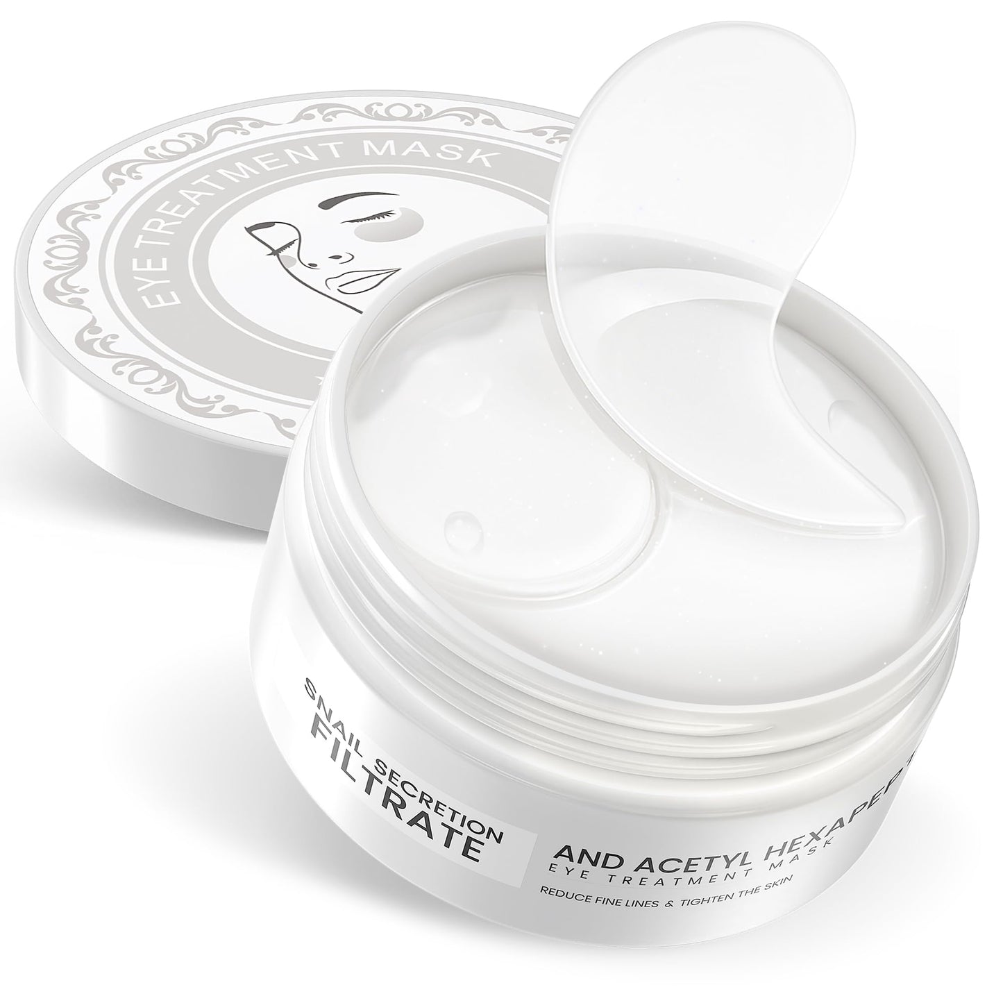 24K Gold Under Eye Patches - 60 Pack for Puffy Eyes, Dark Circles, Bags & Wrinkles with Collagen & Hyaluronic Acid - Eye Care Pads for Daily Skincare (Gold)