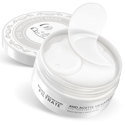 24K Gold Under Eye Patches - 60 Pack for Puffy Eyes, Dark Circles, Bags & Wrinkles with Collagen & Hyaluronic Acid - Eye Care Pads for Daily Skincare (Gold)