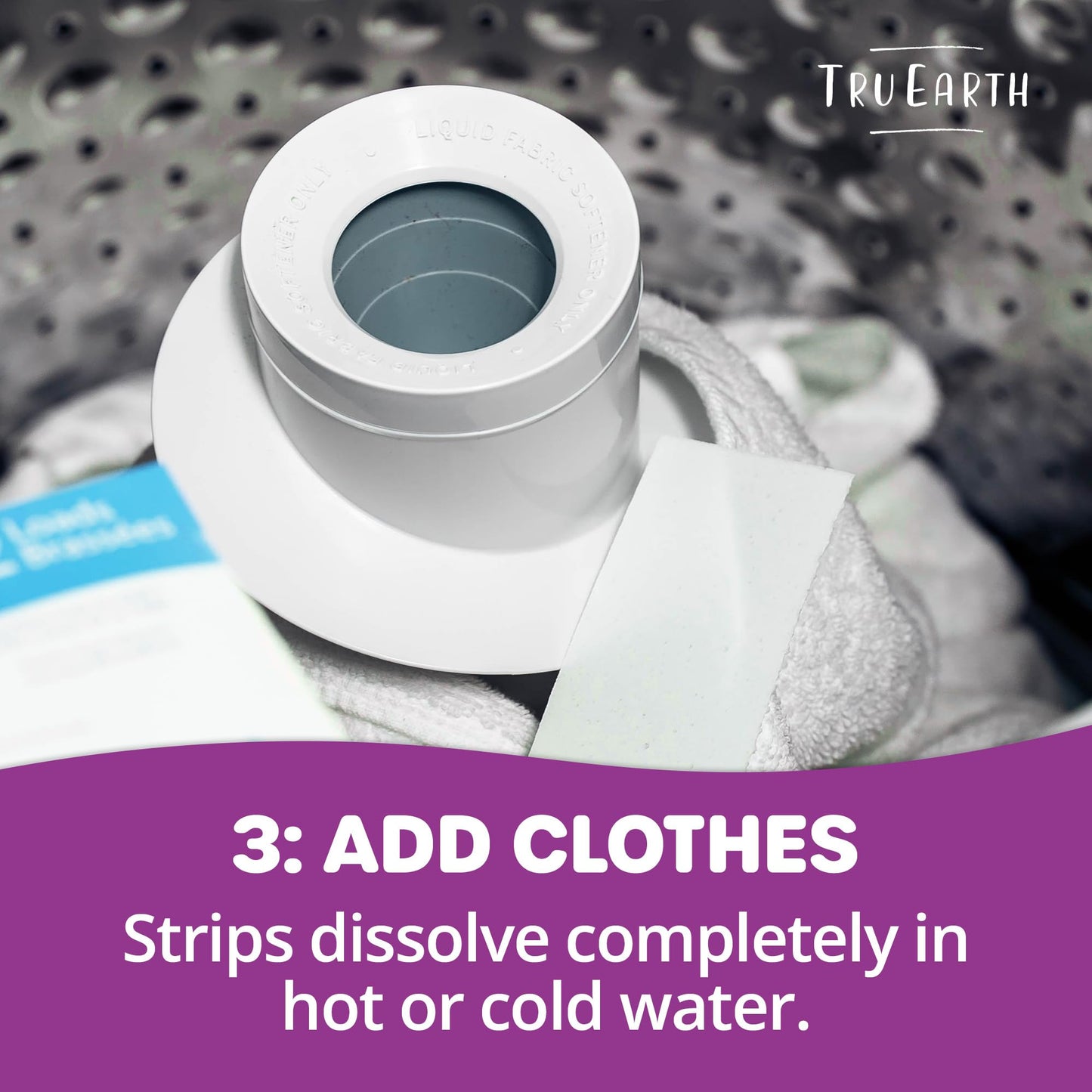 Tru Earth Compact Dry Laundry Detergent - Up to 128 Loads (64 Sheets) - Paraben-Free - Original Eco-Strip Liquidless Detergent, Travel - Fresh Linen | Packaging May Vary