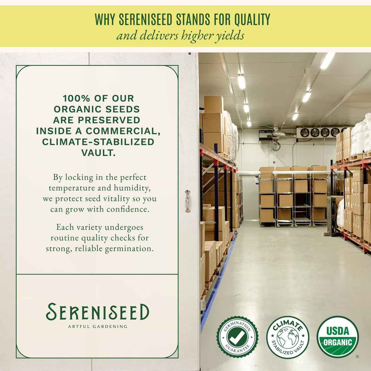 Sereniseed Certified Organic Herb Seeds 10-Pack, Culinary Garden Kit