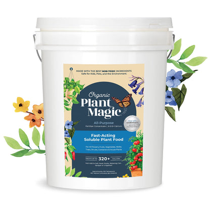 Organic Plant Magic Fertilizer & Plant Food for House Plants & Garden 1/2lb