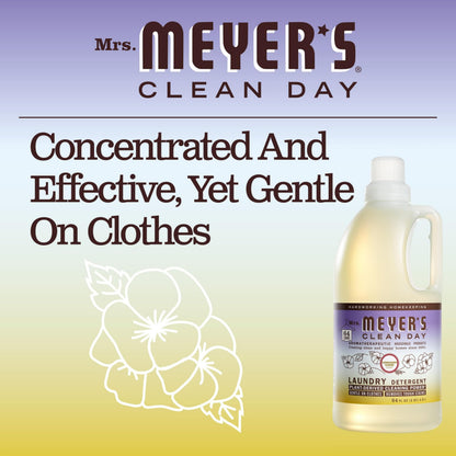 MRS. MEYER'S CLEAN DAY Laundry Detergent, Lavender, 64 fl oz