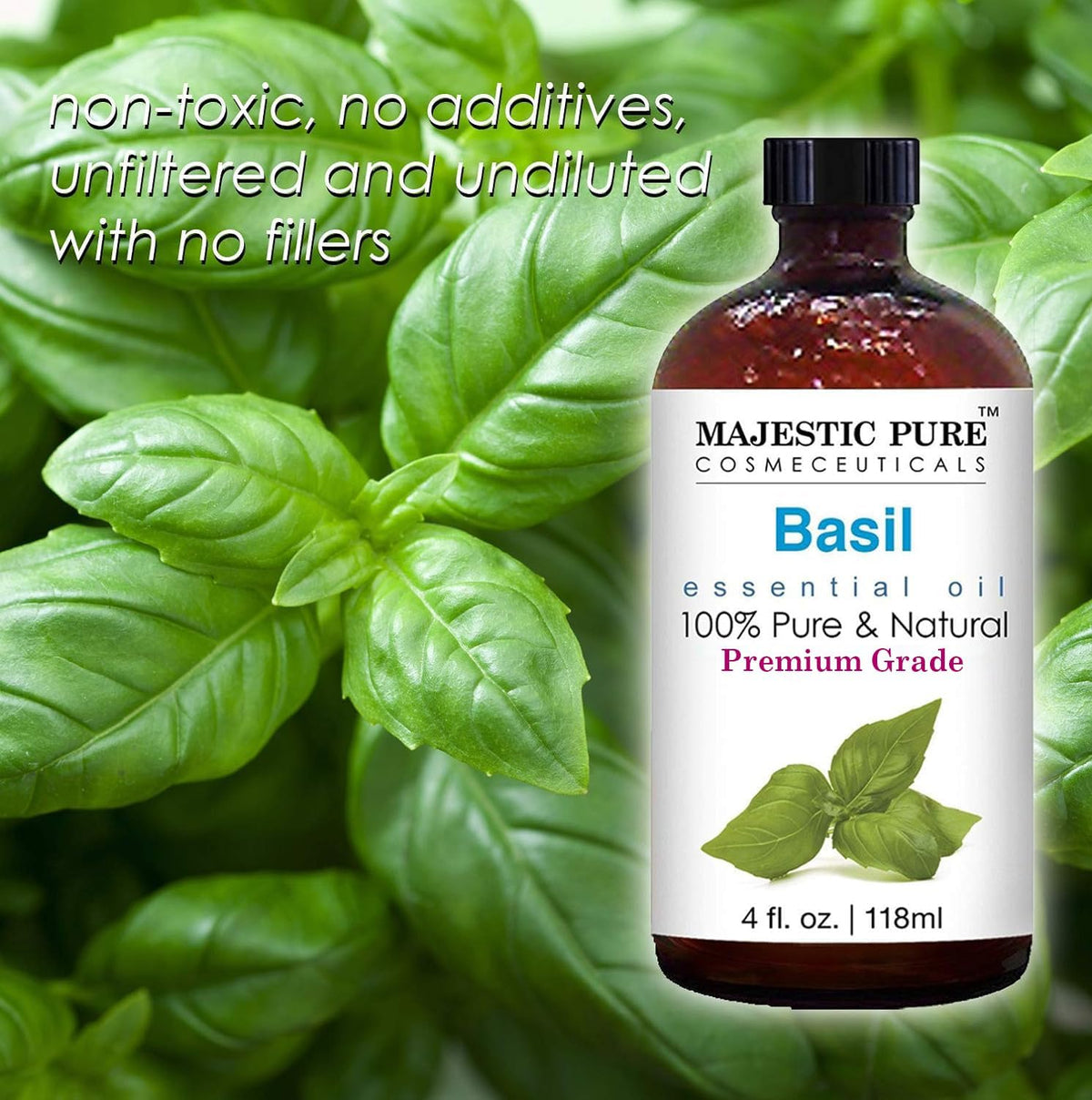 Majestic Pure Lavender Essential Oil for Diffuser - 4 Fl Oz