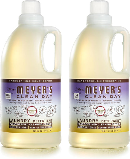 MRS. MEYER'S CLEAN DAY Laundry Detergent, Lavender, 64 fl oz
