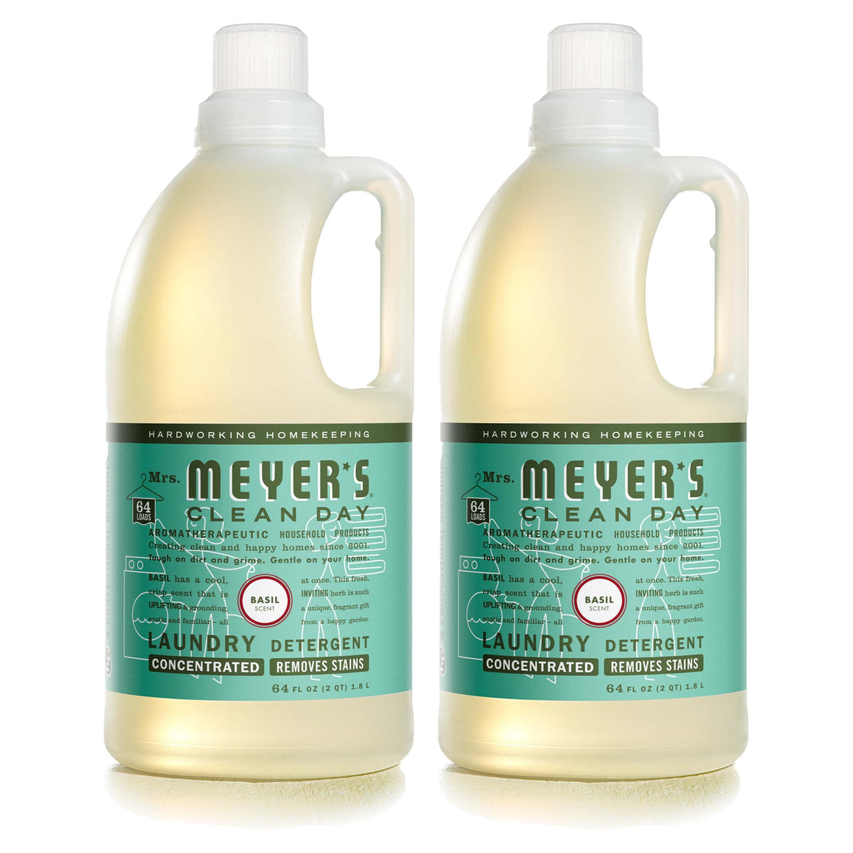 MRS. MEYER'S CLEAN DAY Laundry Detergent, Lavender, 64 fl oz