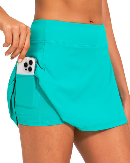 Stelle Women's Tennis Golf Skirts High Waisted Athletic Skorts with Pockets