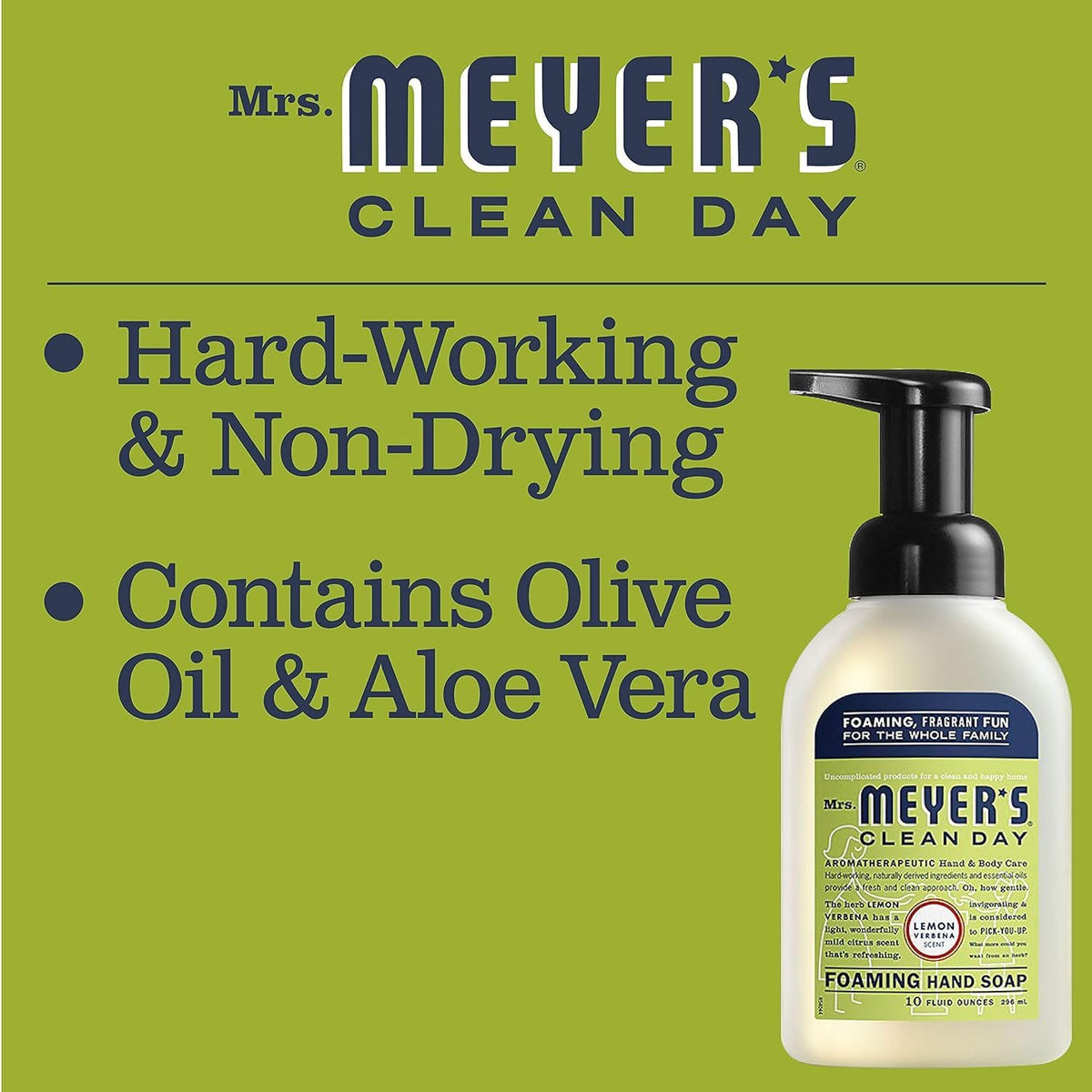 Mrs. Meyer's Clean Day, Hand Soap Refill, Lavender Scent, 33 Fl Oz