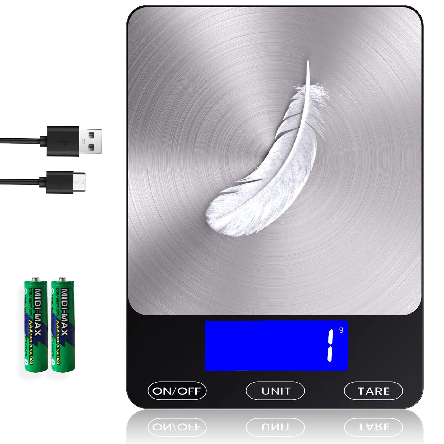 Food Scale -33lb Digital Kitchen Scale for Food (& More)