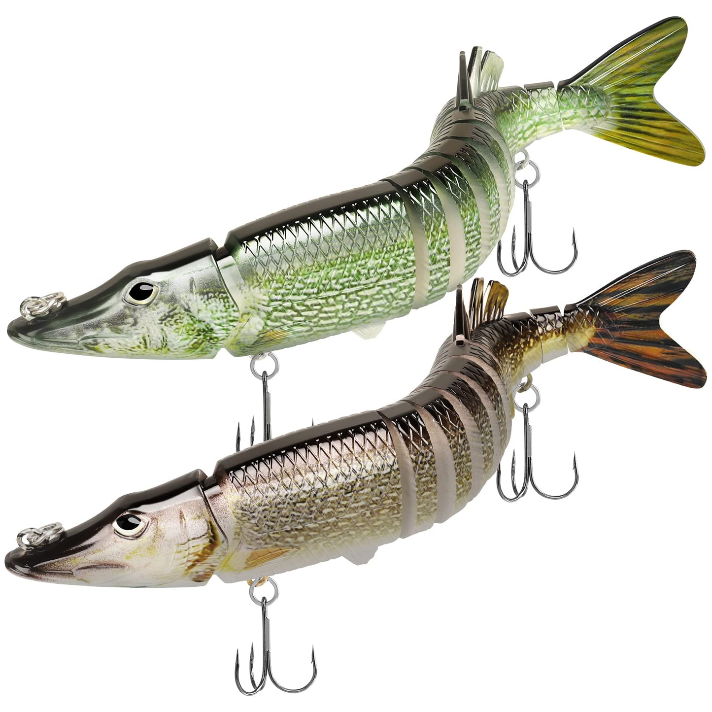 TRUSCEND Easy Catch Swimmax, Magic Noisy Turbulent Wiggling and Vibrating Action for More Bites, Lifelike Fishing Lures for All Species, Swimbait for Relax Family Fishing, Must-Have for Lovely Anglers