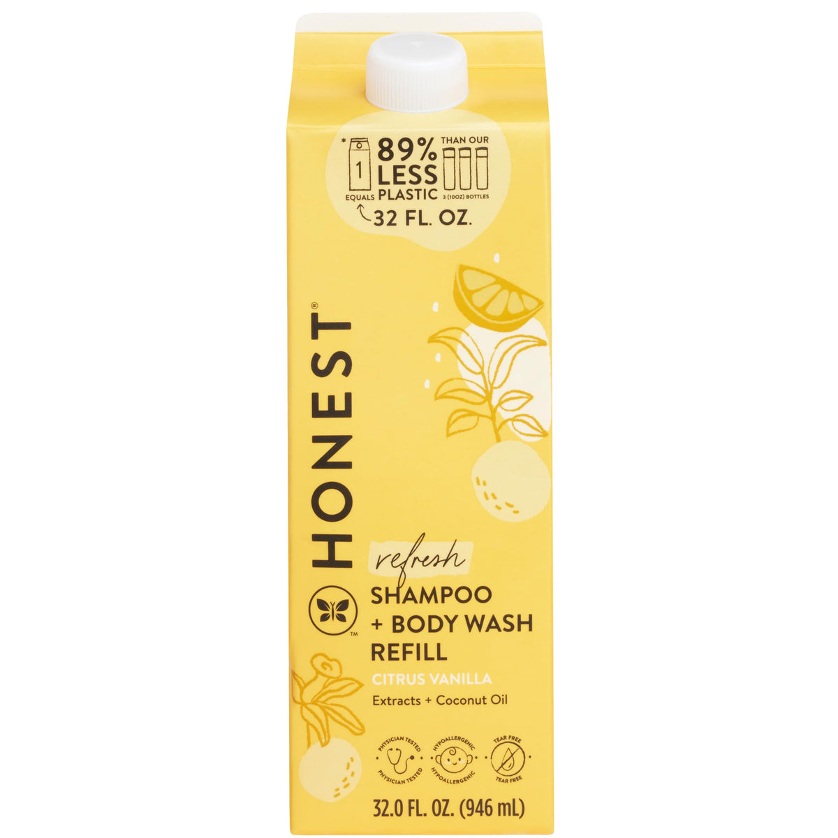 The Honest Company Shampoo & Body Wash, Tear-Free, Lavender Calm, 10 fl oz