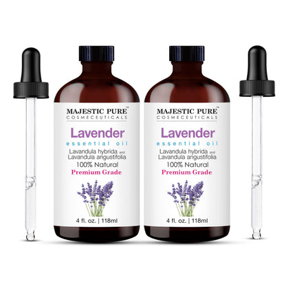 Majestic Pure Lavender Essential Oil for Diffuser - 4 Fl Oz
