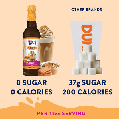 Jordan's Skinny Mixes Pumpkin Caramel Coffee Syrup, 25.4 fl oz