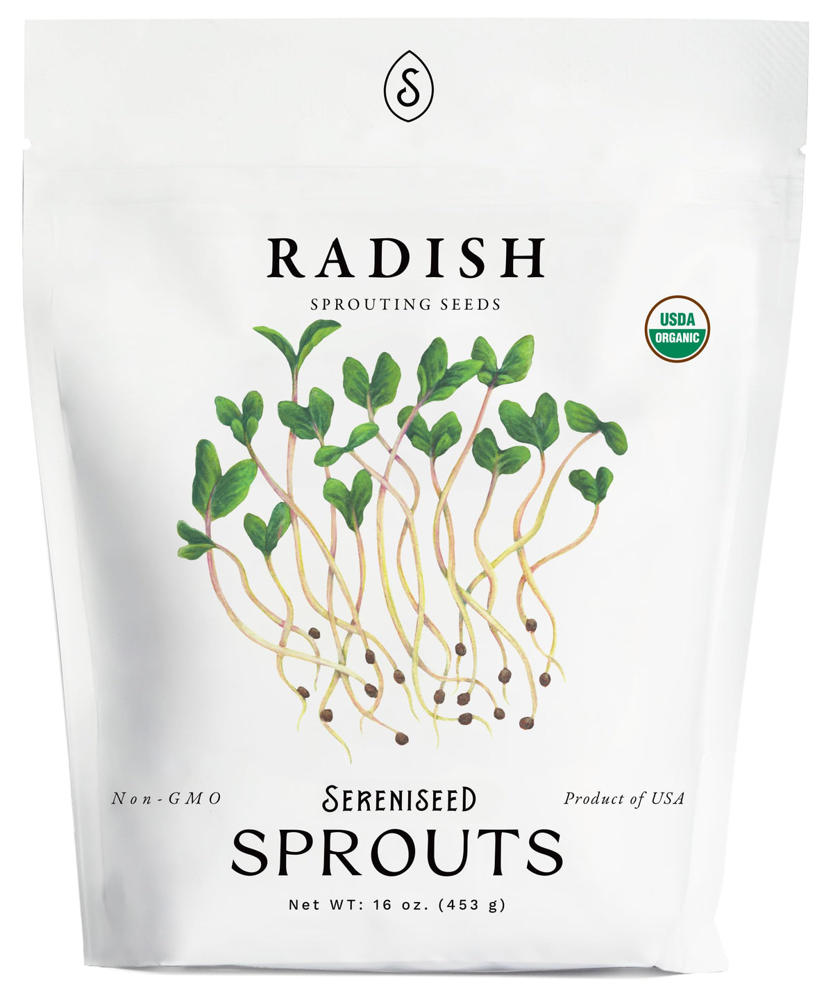 Organic Broccoli Sprout Seeds (8 oz) – Non-GMO, Heirloom Seeds for Sprouting and Microgreens
