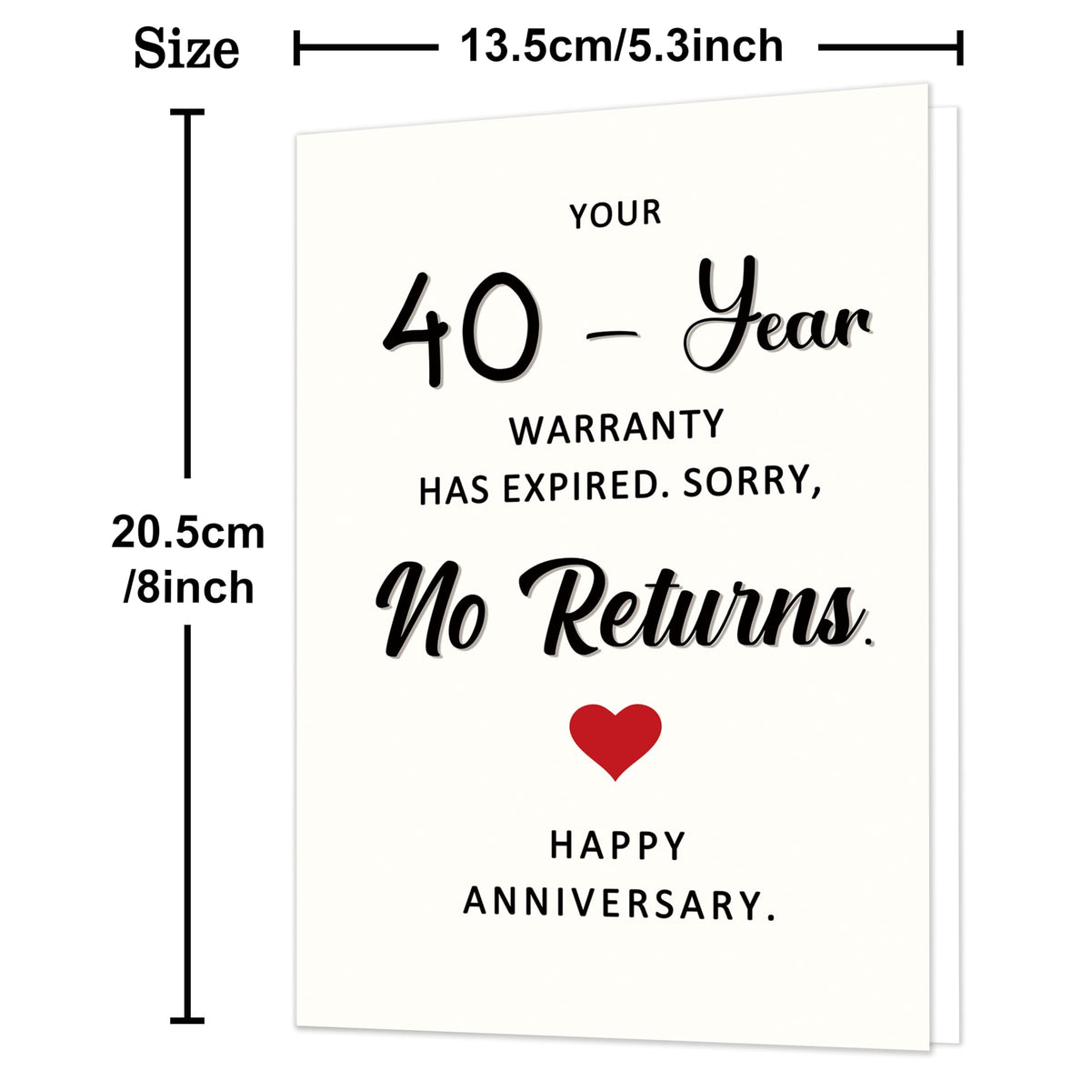 Funny 1st Anniversary Card, Anniversary Card Gifts for Men Women
