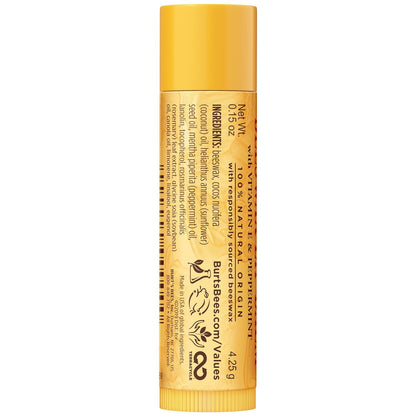 Burt's Bees 100% Natural Moisturizing Lip Balm (Original Beeswax)