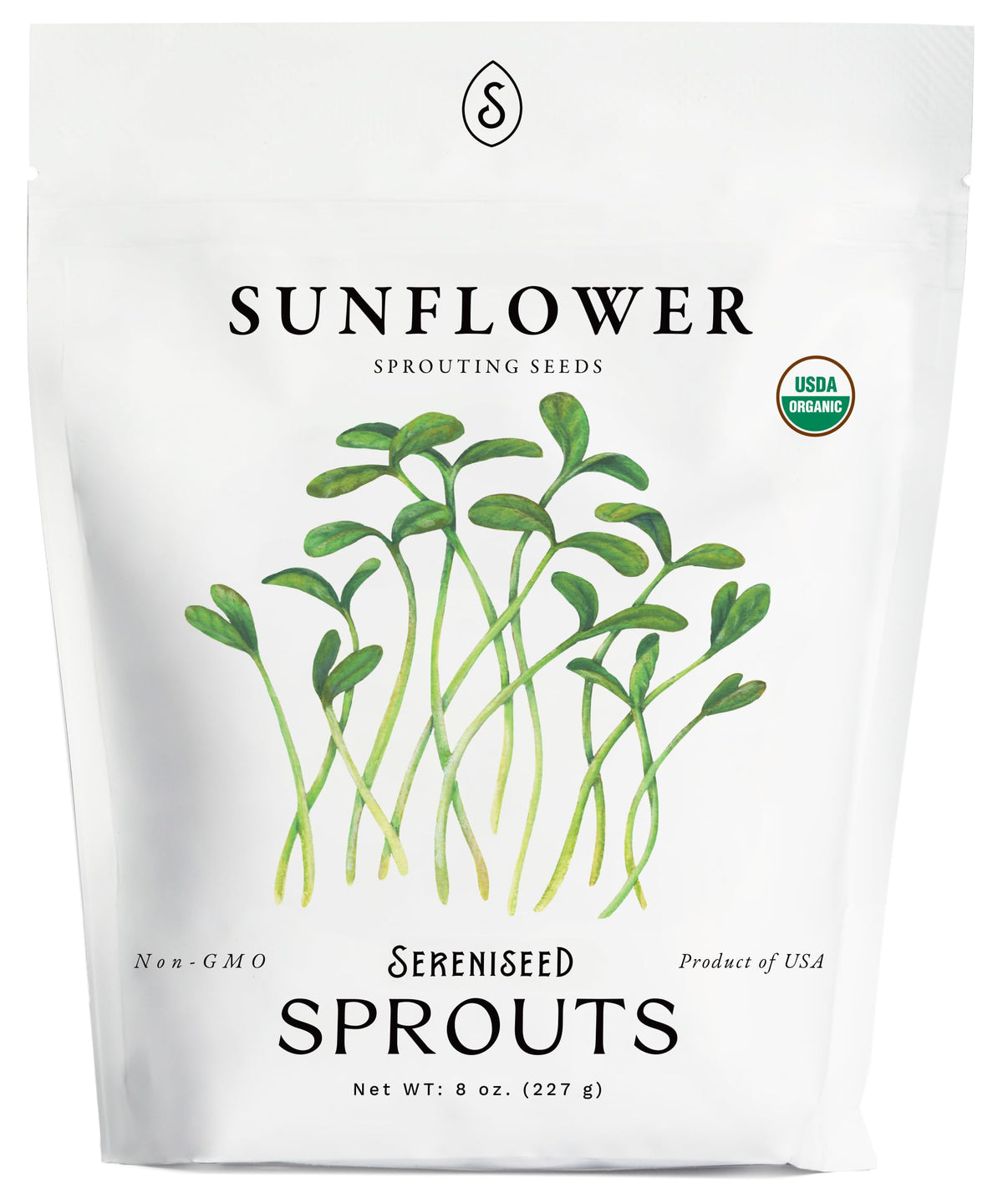 Organic Broccoli Sprout Seeds (8 oz) – Non-GMO, Heirloom Seeds for Sprouting and Microgreens
