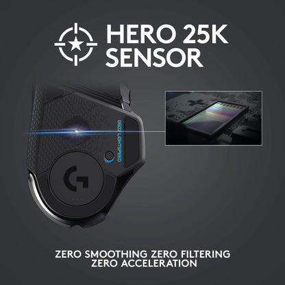 Logitech G502 Hero Wired Gaming Mouse - Black