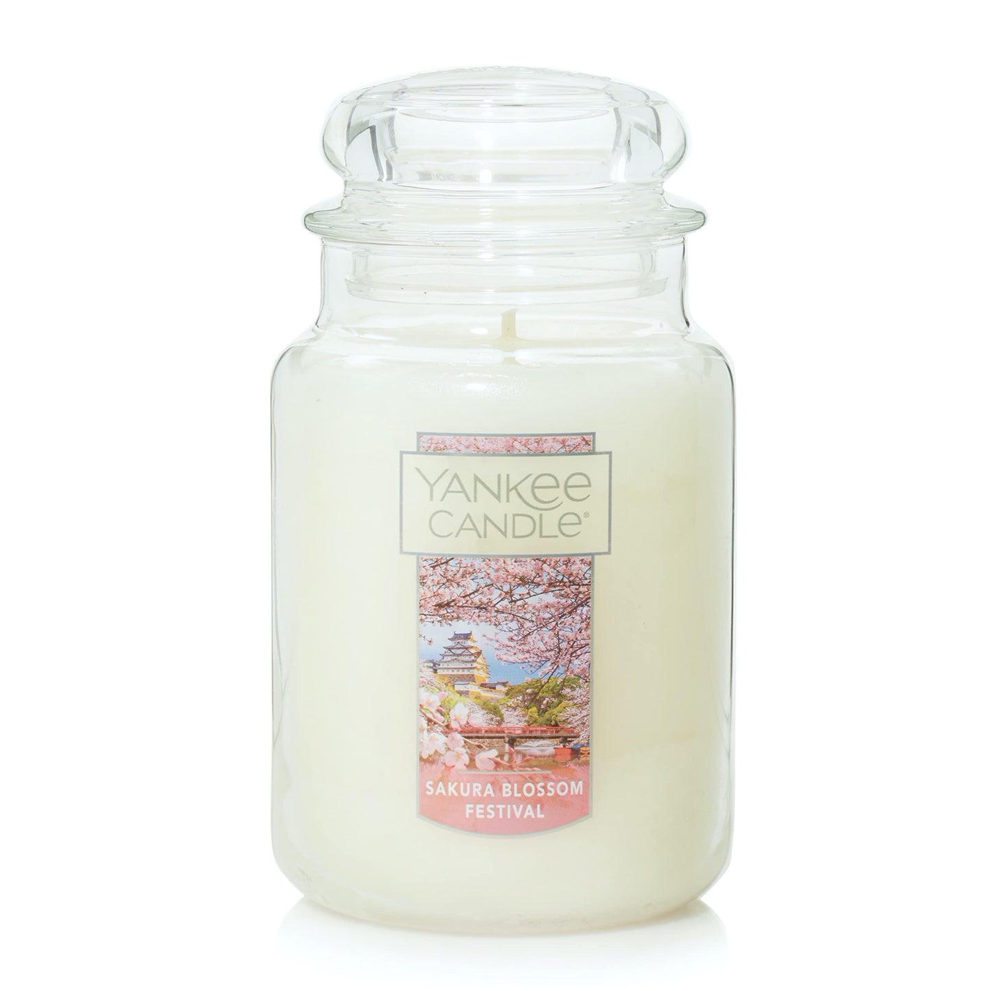 Yankee Candle Pink Sands Scented, Classic 22oz Large Jar Single Wick Candle, Over 110 Hours of Burn Time, Perfect for Creating Relaxing Atmosphere
