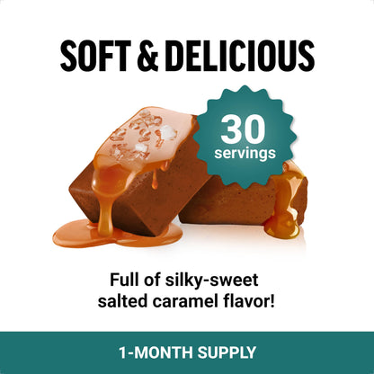 Force Factor Superior Sea Moss Gut Health + Skin Support, Support Gut Health & Healthy Skin, Hair & Nails, Boost Energy & Immune Health, with Biotin & LactoSpore Probiotics, S’Mores, 60 Soft Chews