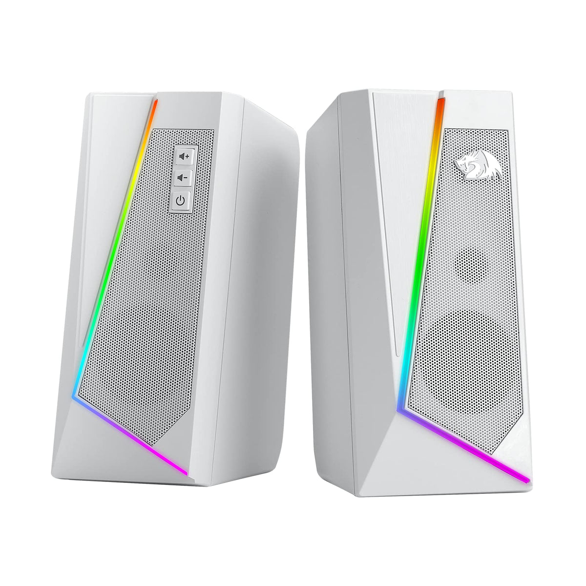 Redragon GS520 Wired 2.0 Channel Stereo Sound Desktop RGB Computer Speakers