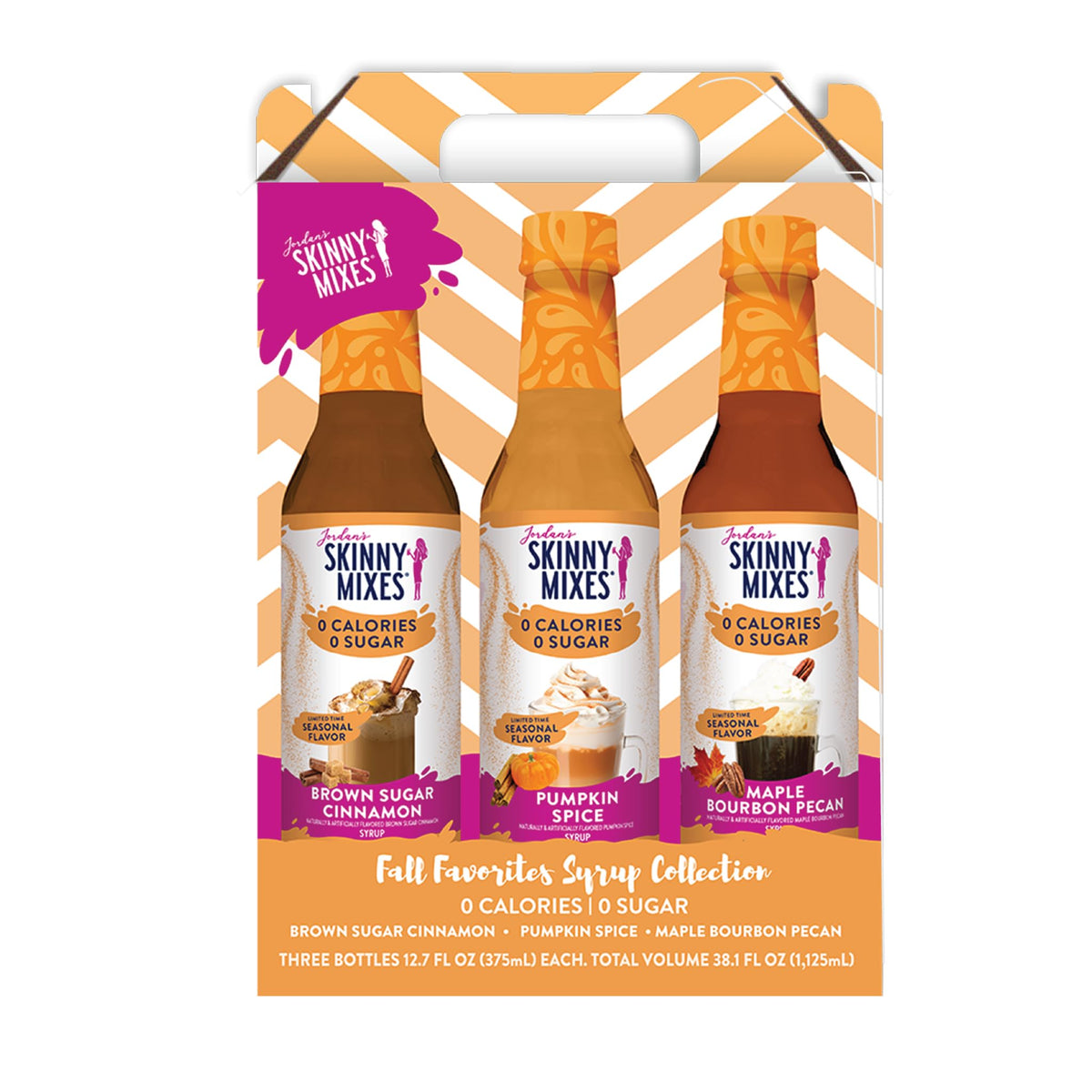 Jordan's Skinny Mixes Pumpkin Caramel Coffee Syrup, 25.4 fl oz