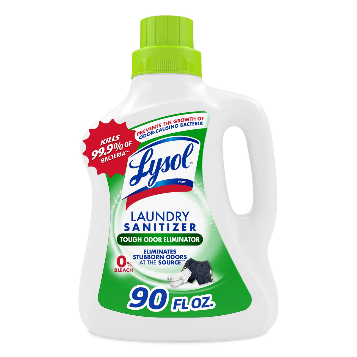 Lysol Laundry Sanitizer Liquid, Detergent Additive, Lavender, 90oz