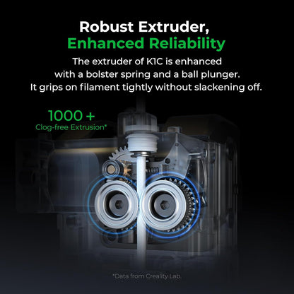Creality K1C 3D Printer, 600mm/s Fast Speed Auto Leveling 3D Printers