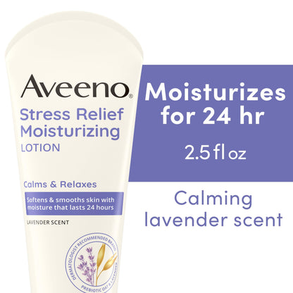 Aveeno Stress Relief Body Wash, Lavender Scent, 33 fl. oz