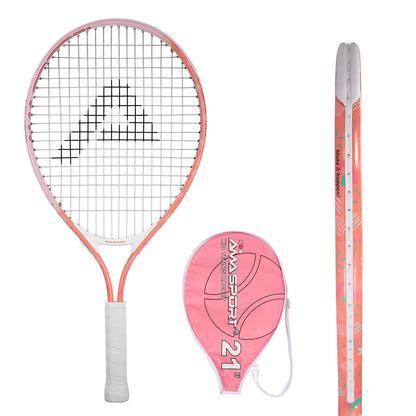 AMA SPORT Kids Tennis Racket for Junior Toddlers Starter Kit 17-25" Tennis Racquet for Girls and Boys with 420D Nylon Shoulder Strap Bag