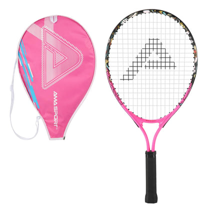 AMA SPORT Kids Tennis Racket for Junior Toddlers Starter Kit 17-25" Tennis Racquet for Girls and Boys with 420D Nylon Shoulder Strap Bag