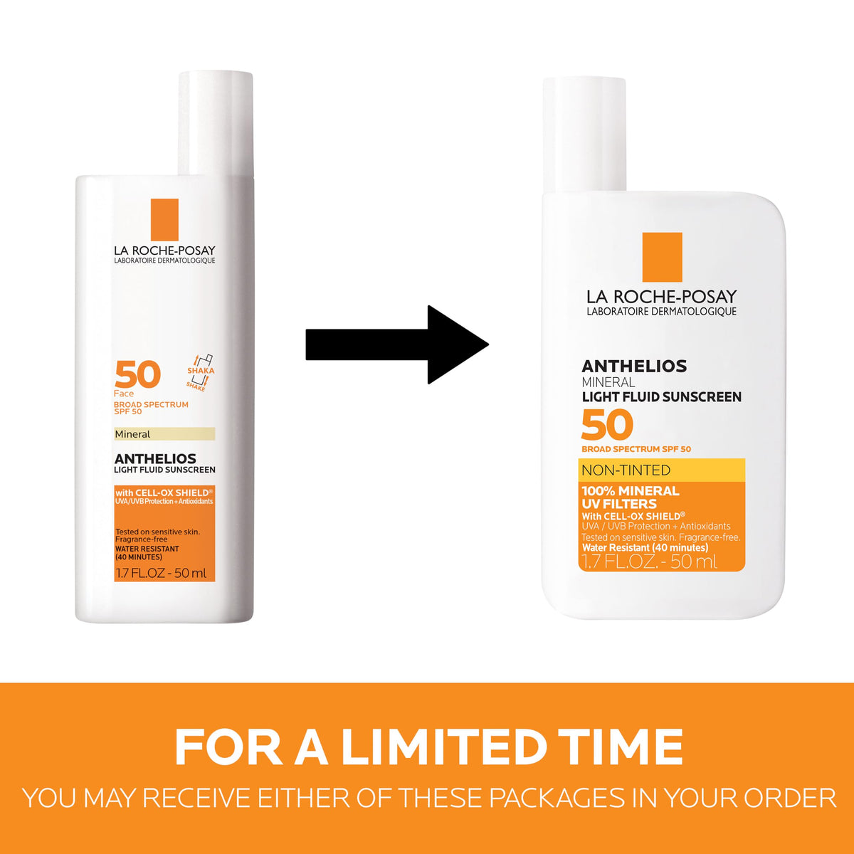 La Roche-Posay Anthelios Mineral Light Fluid Sunscreen for Face