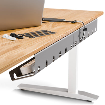 PAMO Cable Management Under Desk, Set of 2 - Black