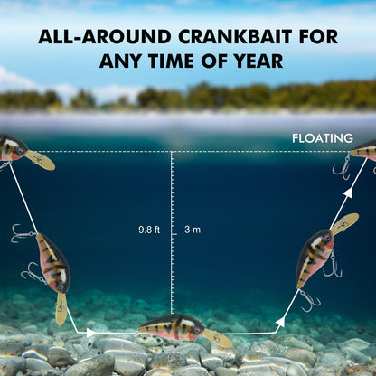 TRUSCEND Easy Catch Swimmax, Magic Noisy Turbulent Wiggling and Vibrating Action for More Bites, Lifelike Fishing Lures for All Species, Swimbait for Relax Family Fishing, Must-Have for Lovely Anglers